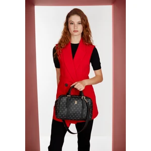 Pierre Cardin Siyah Monogram Kadın Omuz Çantası 05PO22Y1557-MN S