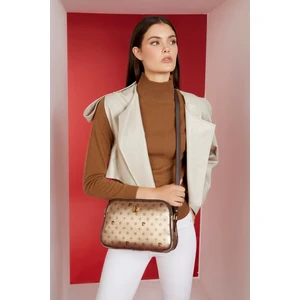 Pierre Cardin Altın Monogram Kadın Çapraz Çanta 05PO22Y1536-MN A