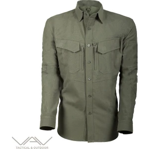 VAV Wear TACTEC01 Tactical Özel Tasarım Gömlek Yüksek Mukavemetli Polyester Ribs Kumaş