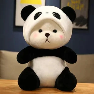 Panda Doll, Iyi Görünümlü Küçük Ayı Doll Peluş Oyuncak, Kızlar Için Doğum Günü Hediyesi (Yurt Dışından)
