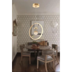 Eray Aydınlatma 5038-25 LED Gold Avize(Beyaz Işık -Sarı Işık - Gün Işığı)
