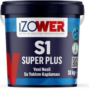 Izower S1 Süper Plus Su Yalıtım Kaplaması- Beyaz- 18 kg