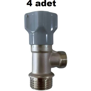 Taharet Musluğu Gri Volanlı 1/2 x 3/8