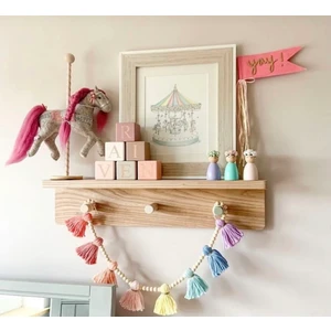 By Belis Design Bebek Çocuk Odası Dekoratif Boncuklu Püskül Aksesuar