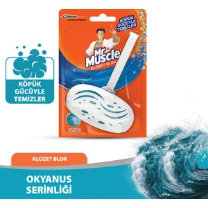 Mr Muscle Klozet Blok Okyanus Serinliği Tuvalet Temizleyici