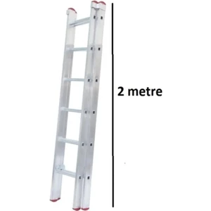 2+2 Toplam 4 Metre Endüstriyel Alüminyum Sürgülü Merdiveni ALS-2X2PTT Lavinger Merdiven