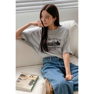 Only Trendwear Unisex Age Of Steam Baskılı Tasarım Tshirt