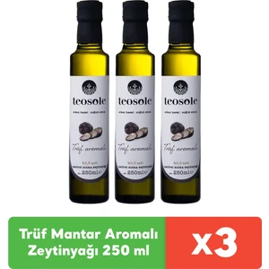 Trüf Mantar Aromalı Zeytinyağı 250 ml x 3 Adet