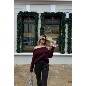 Madonna Yaka Triko Kazak Bordo