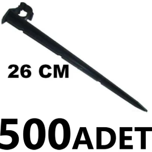 Mgf Plast Mgf 500 Adet x Klipsli 26CM. 16MM-20MM Damla Sulama Kazığı Parçası Aparatı Damlama Borusu Hortumu