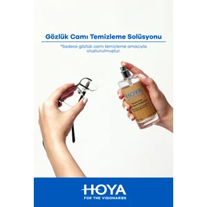 HOYA Gözlük Camı Temizleme Spreyi 100ML, Gözlük Camı Solüsyonu