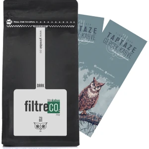 Dark Filtre Sert İçim Filtre Kahve Yoğun Kahve Öğütülmüş Ince Çekim Kahve 250 gr