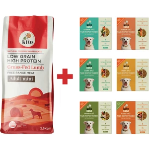 Yetişkin Mini Irk Köpek Maması 2.5 kg + Kito Fresh Tanışma Paketi