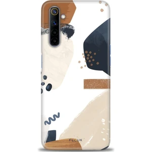Realme 6 Kılıf Hd Baskılı - Bej