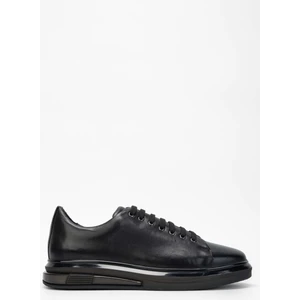 Tamer Tanca Erkek Deri Siyah Sneakers & Spor Ayakkabı 698 1089-5 Erk Ayk SK23/24 Sıyah