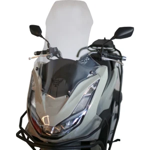 ABV Honda PCX Şeffaf Tur Camı 79x57 cm (21-24) + Bağlantı Ekipmanı