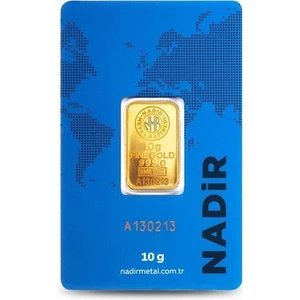 AgaKulche Nadir 10 Gram Altın (995) 24 Ayar Külçe Altın