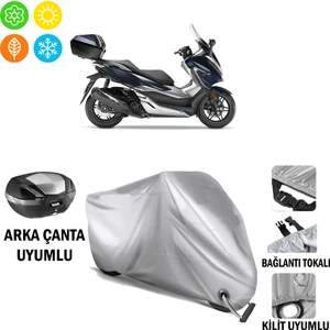 Autoes Honda Forza 250 Branda Motosiklet Brandası Arka Çanta Bağlantı ve Kilit Uyumlu