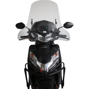 ABV Honda Aktiva El Korumalı Şeffaf Tur Camı 59x72.5 cm (23-25) + Bağlantı Ekipmanı