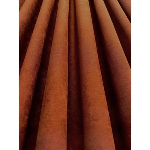 Erdoğanlar Koza Kiremit Rengi Ada Fonluk Ekstraforlu Düz Dikim Fon Perde