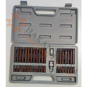 Rico 40 Parça Lokmalı Power Bits Torx Torck Tork Kaplamalı S2 Çelik Seti Takımı