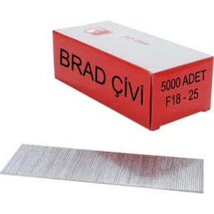Alet Çantam 18X25 F Tipi Tabanca Parke Brad Çivisi 25MM 5000 Adet