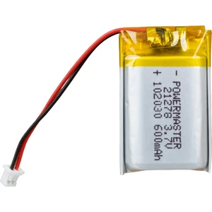 Powermaster 3.7 Volt 600 Mah Lityum Polimer Şarjlı Pil 10X20X30 mm Akıllı Saat Kulaklık Pili