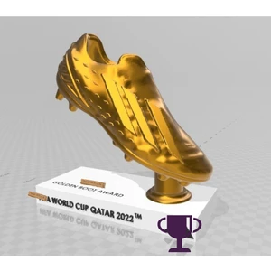 Goplast Premium Adidas Golden Boot Award - Altın Ayakkabı Ödülü 20 cm büyük boy