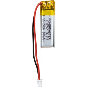 Powermaster 3.7 Volt 60 Mah Lityum Polimer Şarjlı Pil 3.5X9X26 mm Akıllı Saat Kulaklık Pili