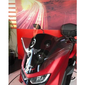 ABV Yamaha N-Max El Korumalı Şeffaf Tur Camı 73.5x58 cm (21-25) + Vida Takımı