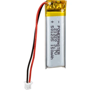 Powermaster 3.7 Volt 150 Soketsiz Mah Lityum Polimer Şarjlı Pil 5X12X35 mm Akıllı Saat Kulaklık Pili