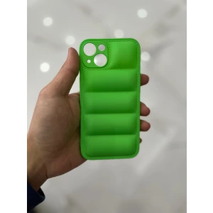 Apple iPhone 14 Uyumlu Şişme Puffer Silikon Telefon Kılıfı