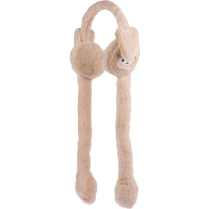 Arıcı Store Oynar Kulaklıklı ve Sesli Somon Rengi Çocuk Peluş Kulaklık