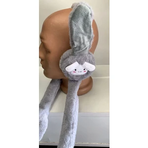 Arıcı Store Oynar Kulaklıklı ve Sesli Gri Rengi Çocuk Peluş Kulaklık