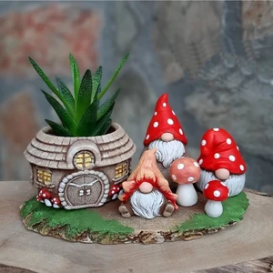 Atölye Dekupaj Hobbitköy Saksı Set