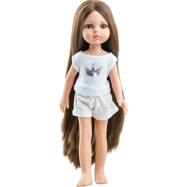 Paola Reina 32 cm Carol Amiga Pijama Temalı Et Bebek Hafif Vanilya