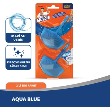 Mr Muscle Klozet Blok Aqua  2 li Eko