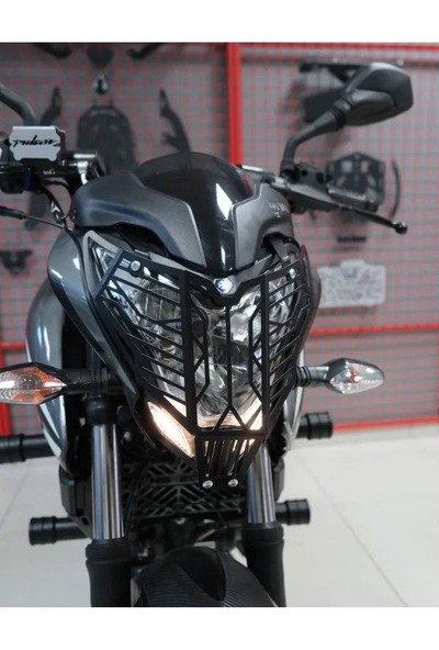 Aras Moto Bajaj Pulsar Ns 200-NS 150-NS 160-NS 125 Far Koruma Demiri (Cnc Kesim,statik Boyalı)- Arasmoto