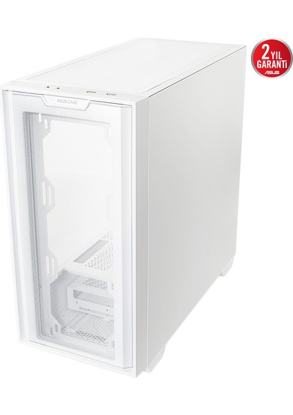 ASUS A21 360 MM SOĞUTUCU, 380 MM UZUNLUĞA KADAR EKRAN KARTI VE STANDART ATX PSU DESTEKLİ GİZLİ KABLO BÖLMELİ MICRO-ATX - A21 ASUS CASE - BEYAZ