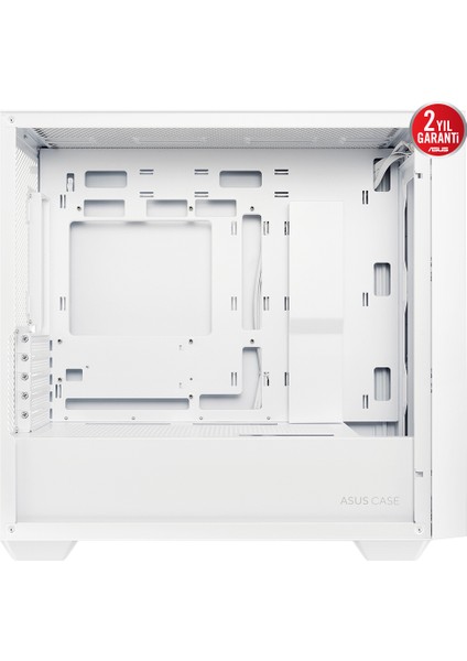 ASUS A21 360 MM SOĞUTUCU, 380 MM UZUNLUĞA KADAR EKRAN KARTI VE STANDART ATX PSU DESTEKLİ GİZLİ KABLO BÖLMELİ MICRO-ATX - A21 ASUS CASE - BEYAZ