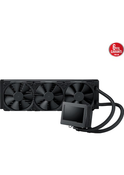 ASUS ROG RYUJIN III 360 OLED 3,5" LCD AURA SYNC RGB 3X NOCTUA IPPC 2000 PWM 120MM FAN SIVI CPU SOĞUTUCUSU