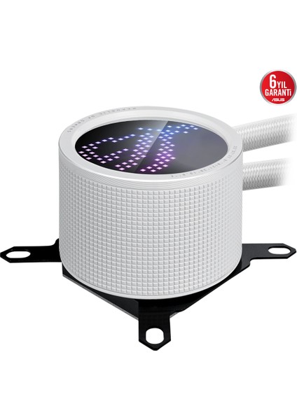 ROG RYUO III 240 ARGB ANIME MATRIX LED EKRAN ADRESLENEBİLİR RGB FAN ROG ARGB CPU SOĞUTUCUSU BEYAZ