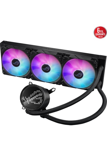 ASUS ROG RYUO III 360 ARGB ANIME MATRIX LED EKRAN ADRESLENEBİLİR RGB FAN ROG ARGB CPU SOĞUTUCUSU