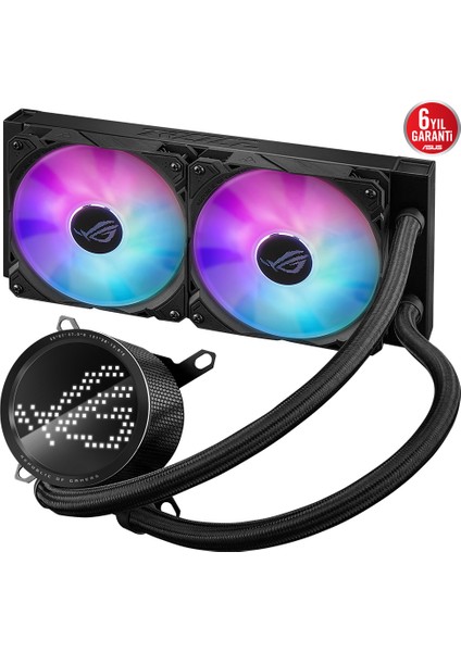 ASUS ROG RYUO III 240 ARGB ANIME MATRIX LED EKRAN ADRESLENEBİLİR RGB FAN ROG ARGB CPU SOĞUTUCUSU