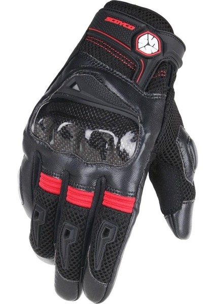 MC57 Carbon Dokunmatik Motosiklet Eldiveni