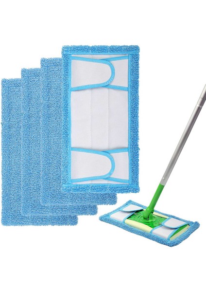 Swiffer Sweeper Islak Kuru Temizleme Için Yeniden Kullanılabilir Mikrofiber Paspas Pedleri (Yurt Dışından) fiyatları