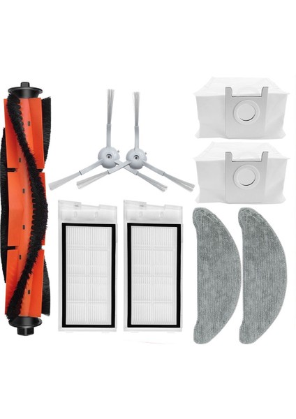 Xiaomi Roidmi Için Ana Yan Fırça Hepa Filtre Paspas Bezi Toz Torbası (Yurt Dışından)