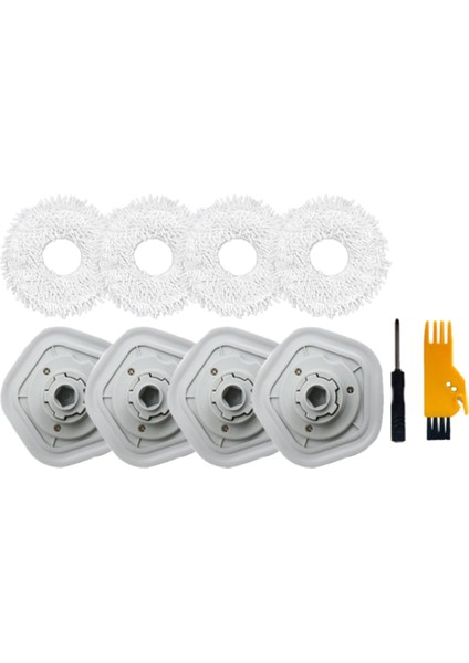 Dreame W10 Paspas Bezi Temizleme Fırçası Için 10 Adet Yedek Yedek Parça (Yurt Dışından)