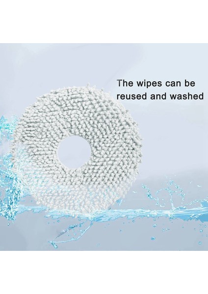 Xiaomi Mijia B101CN Robotlu Süpürge Paspas Pedleri Için 2 Adet Paspas Bezi (Yurt Dışından) modelleri