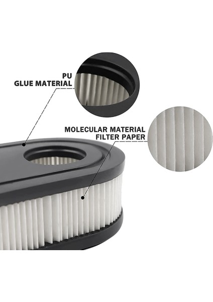 2pcs Çim Biçme Hava Filtresi 593260 798452 550E 550EX 500EX Için (Yurt Dışından)